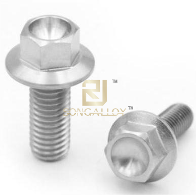 Pernos de brida hexagonal de titanio ISO4162-Serie pequeña