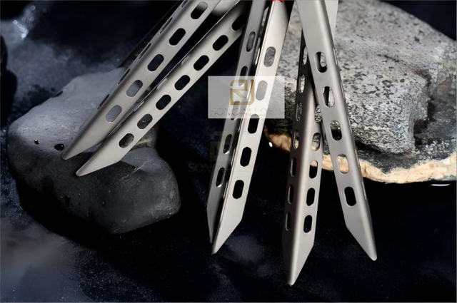Clavijas de titanio para acampar al aire libre, estacas para tienda tipo V, tienda portátil, clavo de titanio