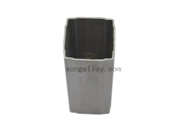 Tubo rectangular de acero inoxidable